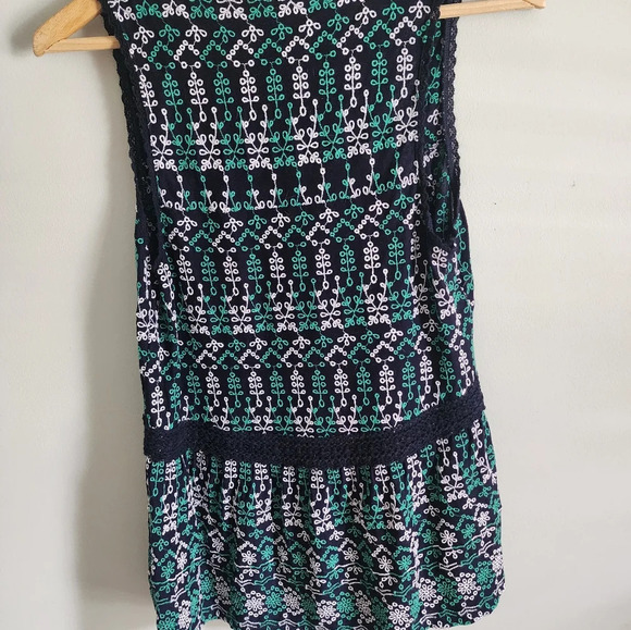 Maeve Cammie embroidered peplum tank - Picture 3 of 7